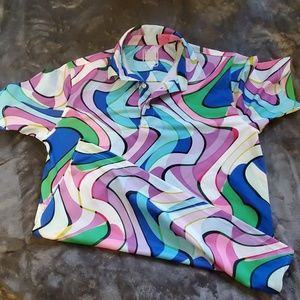 Psychedelic Golf Polo